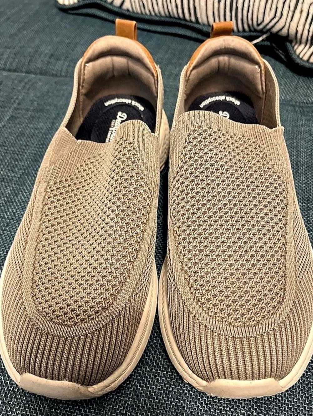 Dr. Scholl's Cozy Comfort Knit Slip-On Sneakers Brown US 7.5